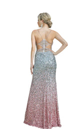 2 of 4 Dancing Queen 4230 Dress Silver-Rose-Gold