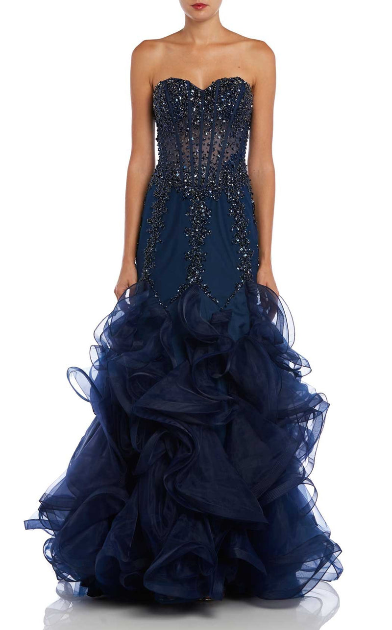 Jovani 42883 Navy/Navy