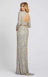 4 of 5 Mac Duggal 4316 Dress Platinum