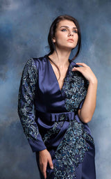 3 of 3 In Couture 4329 Dress Navy