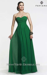 Faviana 7338 Emerald Green