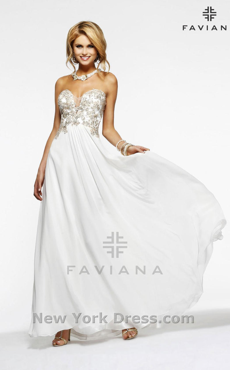 Faviana S7325 Ivory