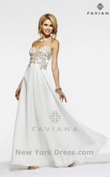 9 of 17 Faviana S7325 Ivory