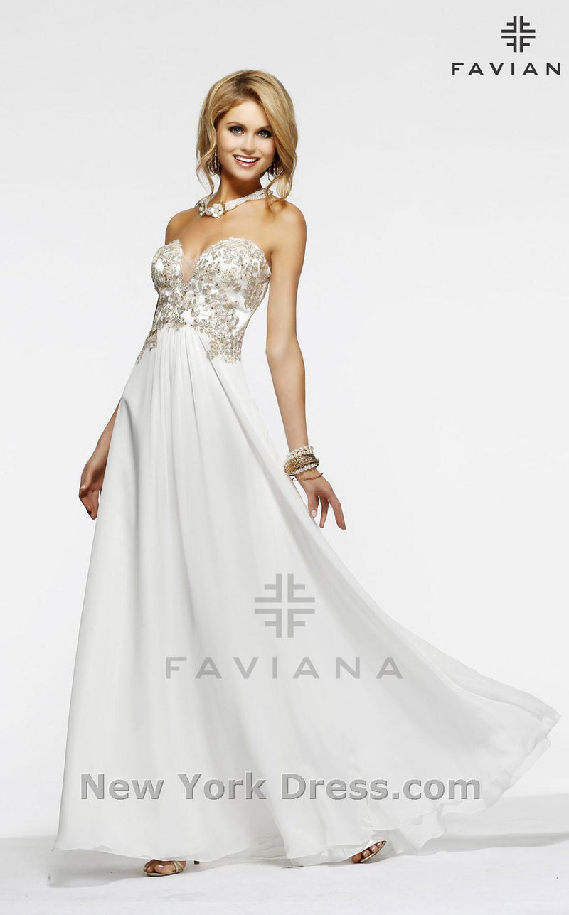 Faviana S7325 Ivory