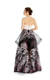 3 of 3 In Couture 4493 Dress Black-Mauve