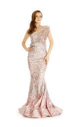 In Couture 4541 Dress Rose