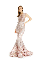 In Couture 4541 Dress Rose