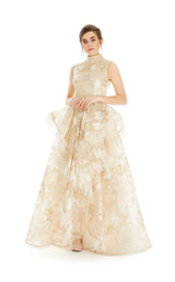2 of 3 In Couture 4542 Dress Champagne