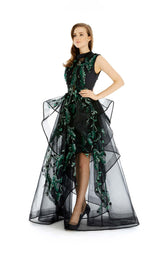 3 of 6 In Couture 4550 Dress Green