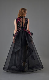 5 of 6 In Couture 4550 Dress Burgundy