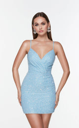 1 of 7 Alyce 4553 Dress Light-Blue