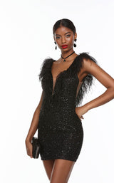 2 of 3 Alyce 4557 Dress Black