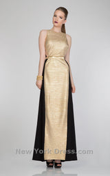 1 of 2 Nicole Bakti 6558 Black/Gold
