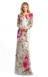 Mac Duggal 4566D Dress Platinum-Rose