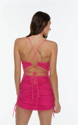 5 of 5 Alyce 4571 Dress Electric-Fuchsia
