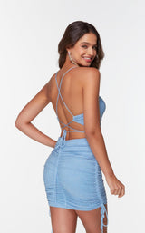 4 of 5 Alyce 4571 Dress Periwinkle