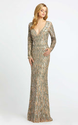 2 of 4 Mac Duggal 4578 Dress Vintage-Taupe