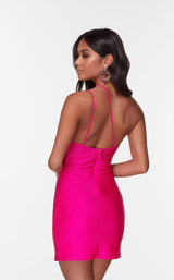 3 of 3 Alyce 4584 Dress Electric-Fuchsia