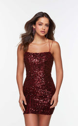 1 of 2 Alyce 4592 Dress Burgundy