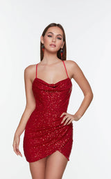 2 of 3 Alyce 4593 Dress Red