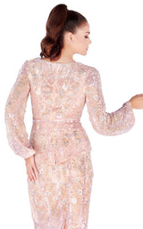 6 of 6 Mac Duggal 4600N Blush Pearl