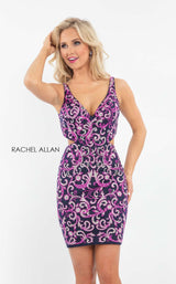 1 of 2 Rachel Allan 4603 Navy Magenta