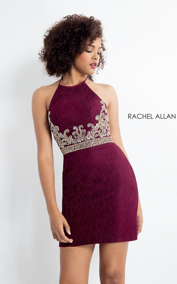 Rachel Allan 4611 Black/Cherry