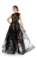 2 of 3 In Couture 4624 Black-Gold