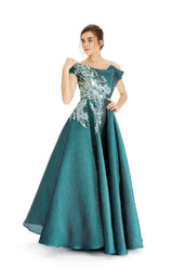 2 of 3 In Couture 4638 Dress Green