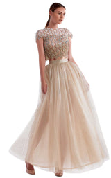 1 of 2 Edward Arsouni Couture SS0463 Dress Gold