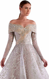 2 of 2 Edward Arsouni Couture SS0464 Dress Silver