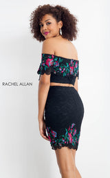 2 of 2 Rachel Allan 4645 Black Multi