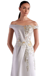 2 of 2 Edward Arsouni Couture SS0465 Dress Silver