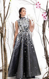 2 of 4 In Couture 4650 Dress Silver