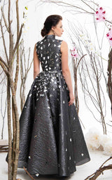 3 of 4 In Couture 4650 Dress Silver