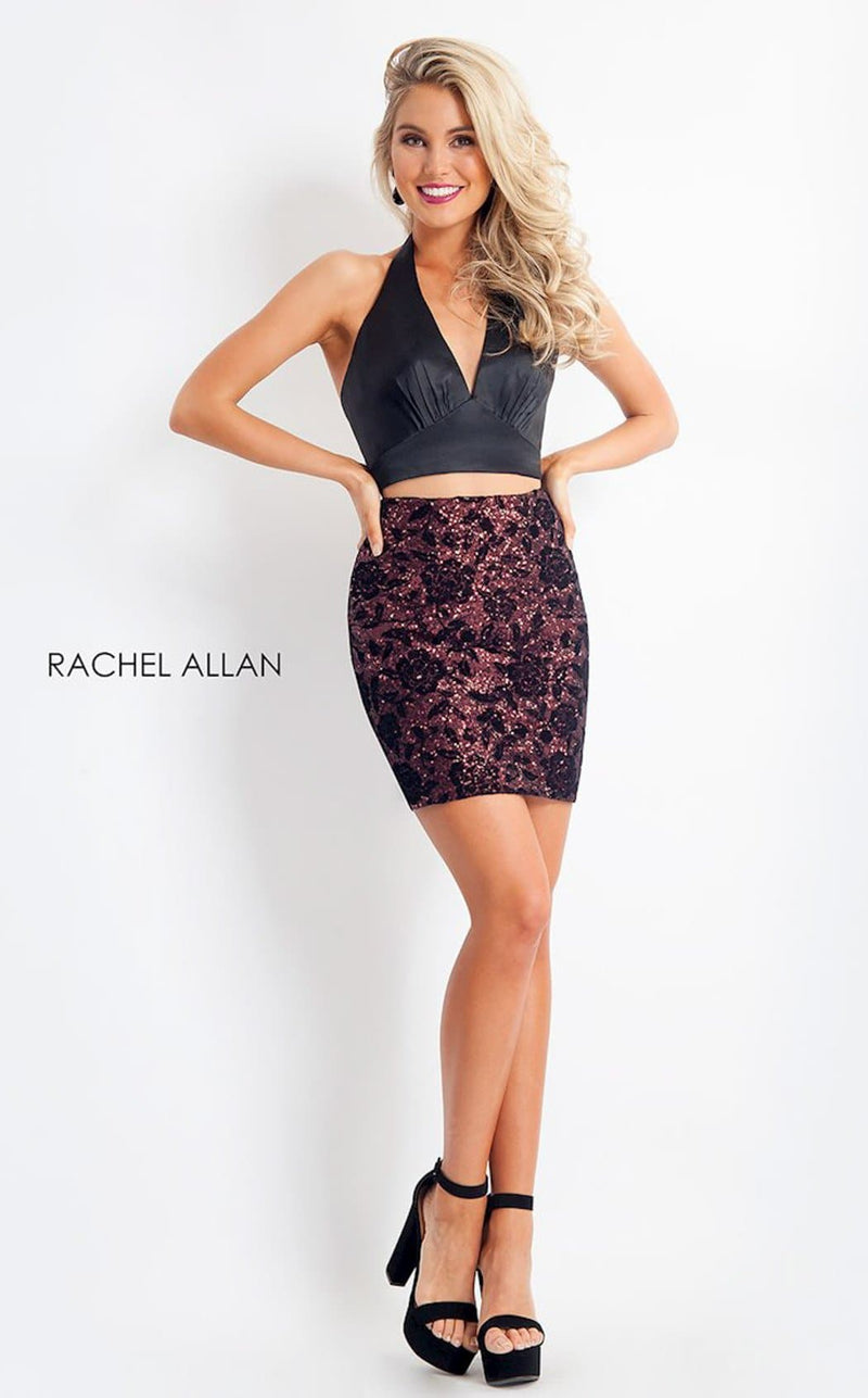 Rachel Allan 4653 Black Marsala