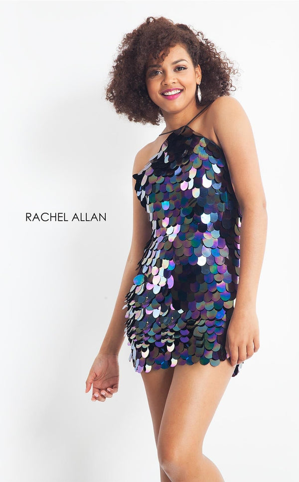 Rachel Allan 4654 Black/Iridescent