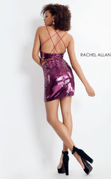 3 of 3 Rachel Allan 4657 Black/Cherry