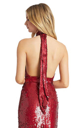 4 of 4 Mac Duggal 4658L Burgundy