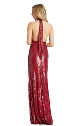 2 of 4 Mac Duggal 4658L Burgundy