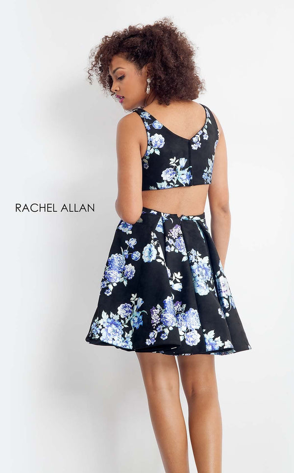 Rachel Allan 4664 Black Multi