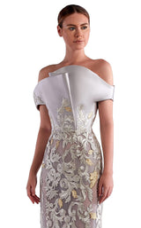 2 of 2 Edward Arsouni Couture SS0467 Dress Silver
