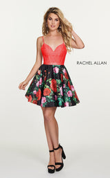 1 of 4 Rachel Allan 4671 Red/Black