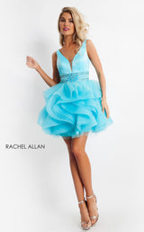 3 of 4 Rachel Allan 4673 Aqua Blue