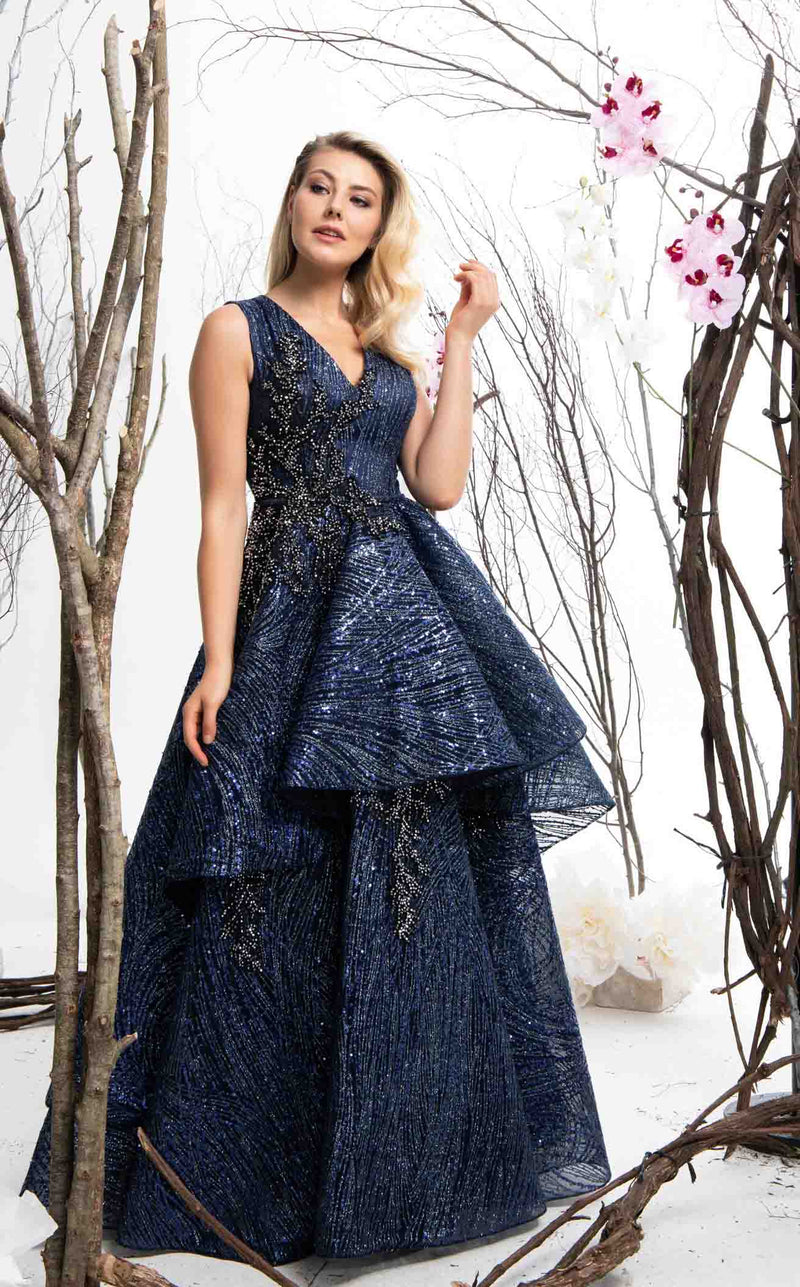In Couture 4678 Dress Navy