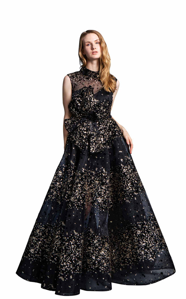 In Couture 4725 Dress Black-Gold