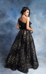 2 of 3 In Couture 4726 Dress Black-Gold