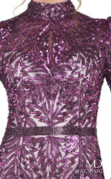 2 of 6 Mac Duggal 4729D Aubergine