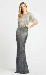 2 of 4 Mac Duggal 4743 Dress Platinum