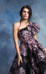 3 of 3 In Couture 4747 Dress Black-Rose